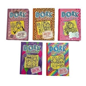 Dork Diaries Hardcover Books by Rachel Renee Russell Lot of 5 Books #8 to #12